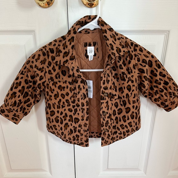 GAP Other - Baby Gap Leopard Corduroy Shacket